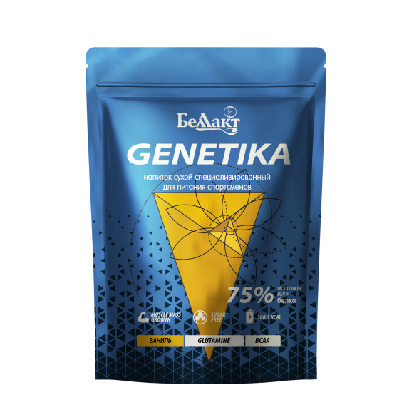 Напиток сухой специализированный для питания спортсменов Genetika (ваниль)